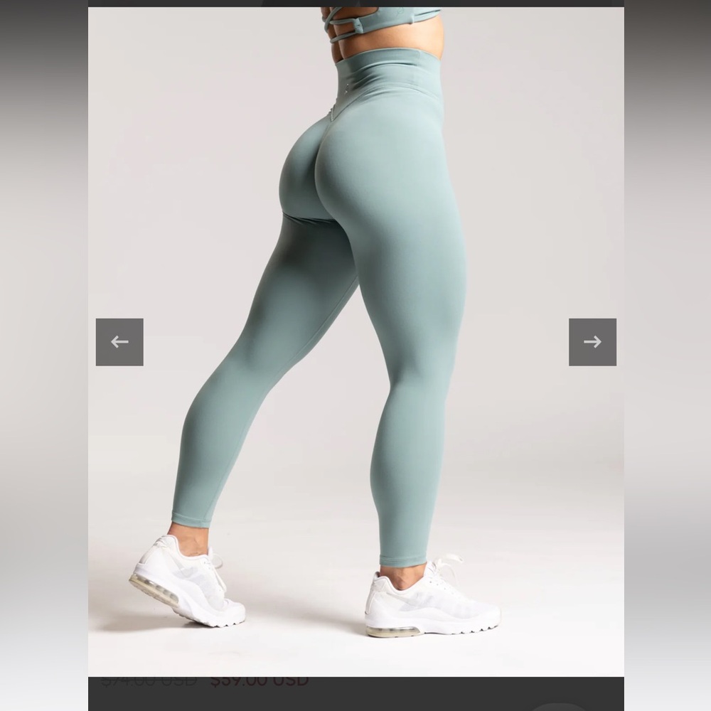 P’Tula PURELUXE Legging : 23" size XS in Jade